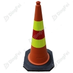 Traffic Cone Collars - Custom Road Safety Reflective Yellow Traffic Cone Sleeve